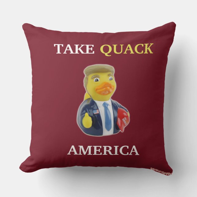 Coussin Canard en caoutchouc CelebriDuck de Donald d'atout (Recto)