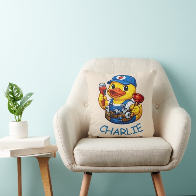 Coussin Canard en caoutchouc plombier (Chaise)