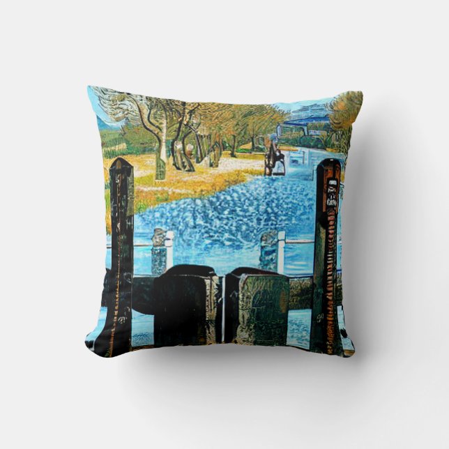 COUSSIN CANAUX ET NAVIRES (Recto)