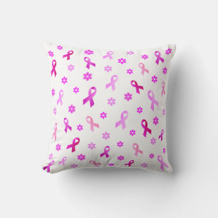 Coussin Cancer du sein Ruban rose