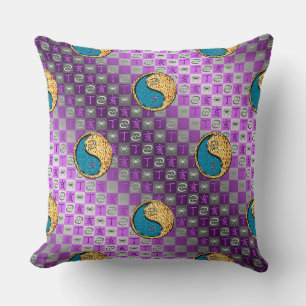 Coussin Cancer & Sanglier de Feu