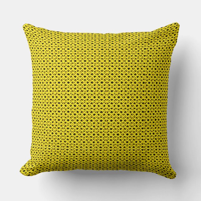 Coussin Canne jaune (Recto)