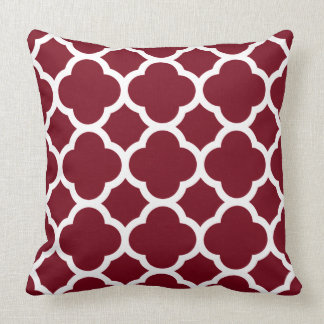 Coussin Canneberges fraîchement cueillies Motif Quatrefoil