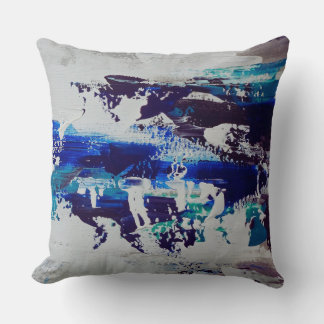 Coussin Canvas Print Brise | Art abstrait contemporain