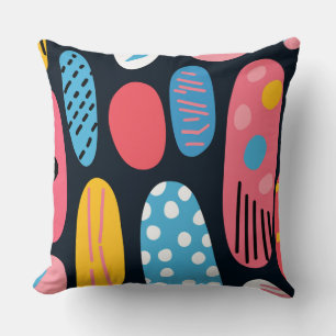 Coussin Caprice de milieu de siècle pour la maison contemp
