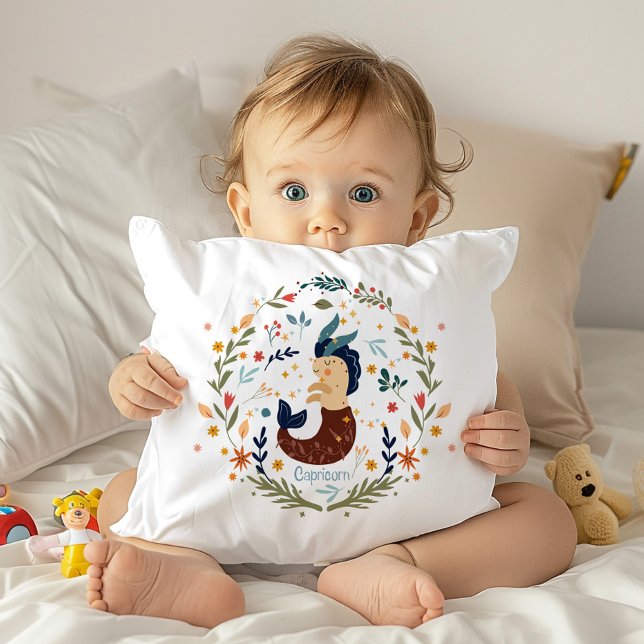 Coussin Capricorne Baby Cute Nursery Jeu d'oreiller (Créateur téléchargé)