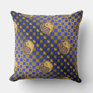Coussin Capricorne & Bœuf de feu
