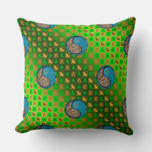 Coussin Capricorne & Chèvre d'eau