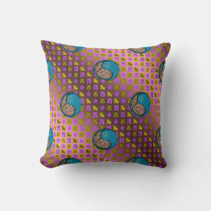 Coussin Capricorne & Coq d'eau