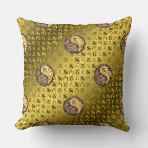 Coussin Capricorne & Dragon de feu