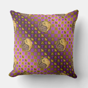 Coussin Capricorne & Sanglier de feu