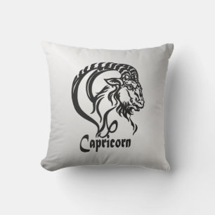 Coussin Capricorne Zodiaque de chèvre de mer