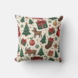Coussin Capsule cadeau père Noël