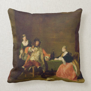 Coussin Captain Macheath Upbraided par Polly et Lucy en Th