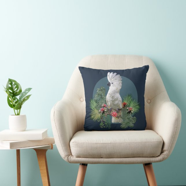 Coussin Captivant Cockatoo Bird (Chaise)
