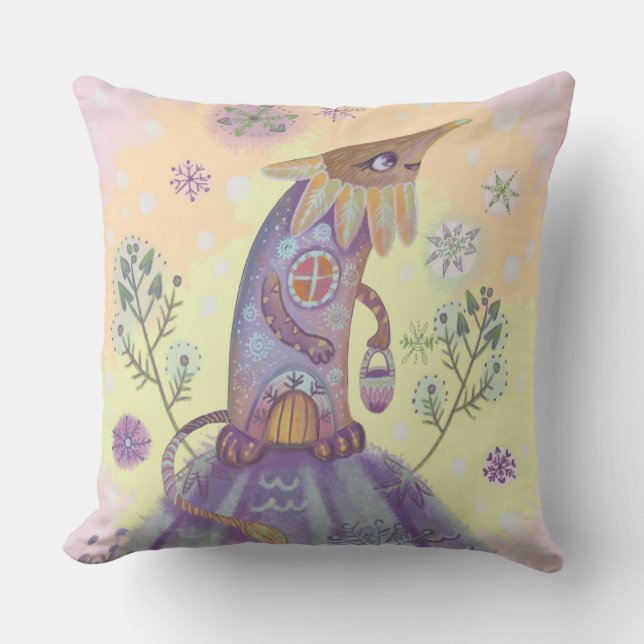 Coussin Caractère de la fleur (Recto)