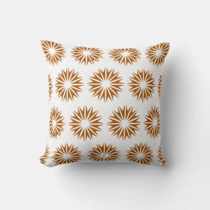 Coussin Caramel Moderne Sunbursts