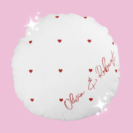 Coussin cardiaque personnalisé pour les couples