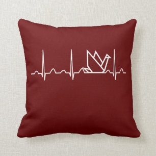 Coussin Caricature d'Origami