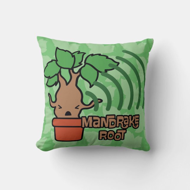 Coussin Caricature hurlant Mandrake Character Art (Recto)