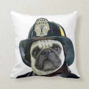 Coussin Carlin de pompier