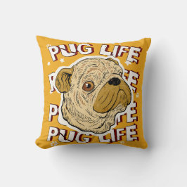 Coussin Carlin Vie Animal Chien