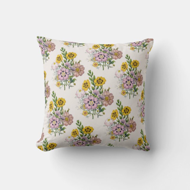 Coussin Carnaval des fleurs (Recto)