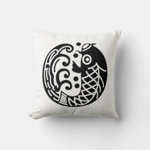 Coussin Carpe et vague