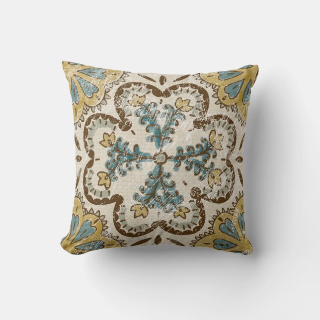 Coussin Carré Batik II non inscrit (Recto)