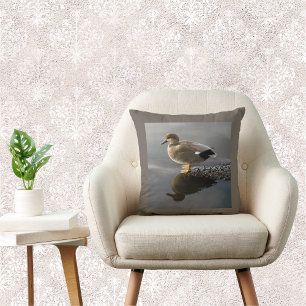 Coussin Carré de Gadwell Duck Taupe