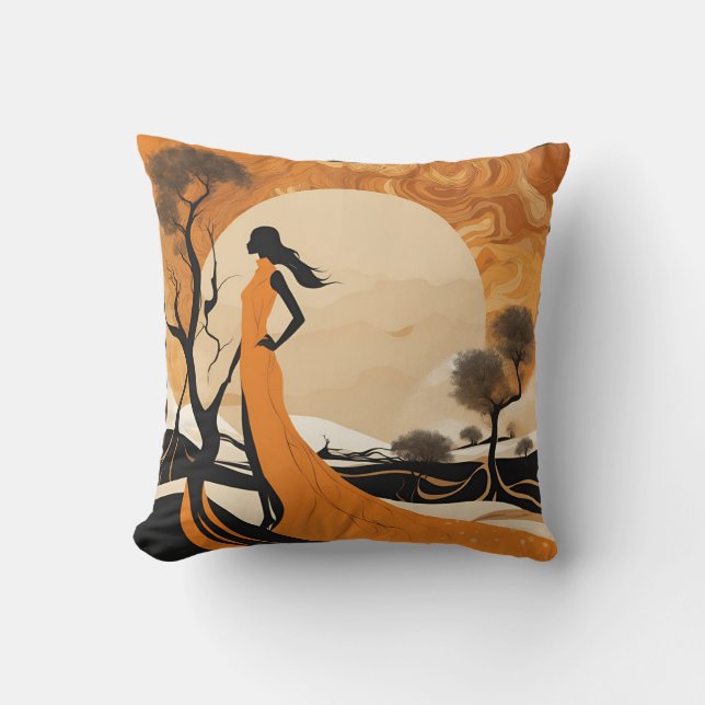 Coussin Carré de l'automne II (Recto)