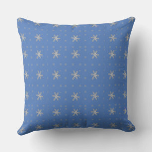 Coussin Carré Floral officiel Conundrum Blue Grey