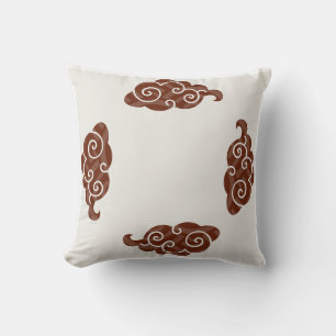 Coussin Carré japonais Motif - Élégance intemporel