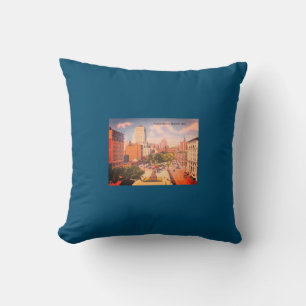 Coussin Carré vintage Victoria, Montréal, Québec, Canada