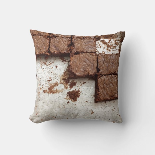 Coussin Carreau 16" "de "brownie" implorants" x 16" (Recto)