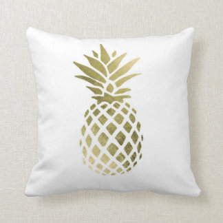 Coussin Carreau 16" de polyester d'ananas x 16"