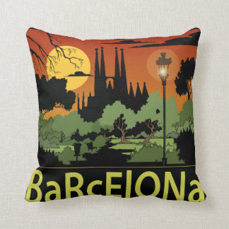 Coussin Carreau 16" de polyester de Barcelone x 16"