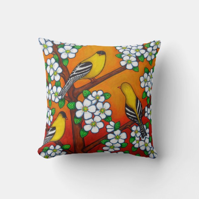 Coussin Carreau 16" de polyester de coucher du soleil de (Recto)