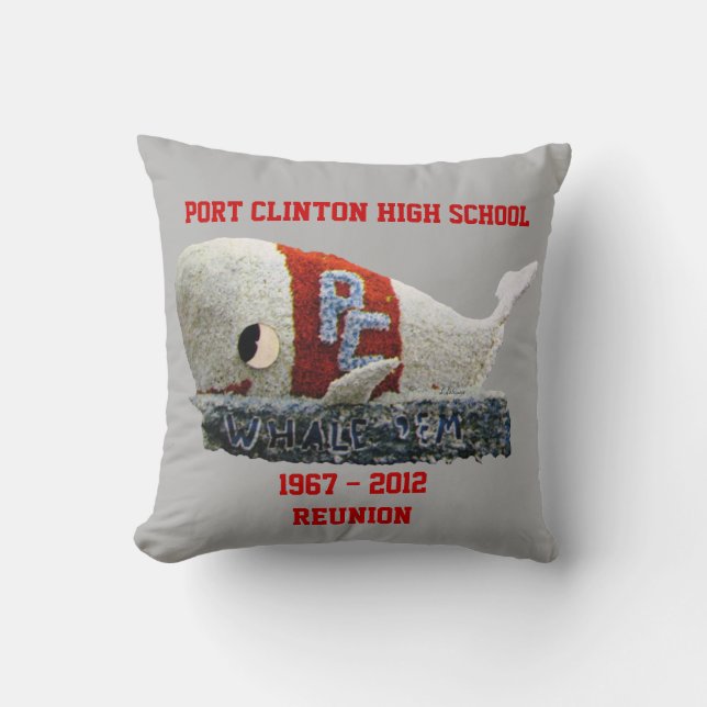 COUSSIN CARREAU 1967 DE RÉUNION DE CLINTON DE PORT HAUT (Recto)