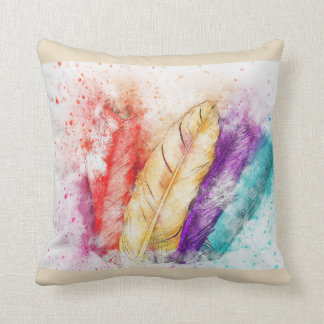 Coussin Carreau 41 x 41 cm de polyester de plumes
