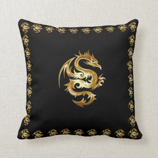 Coussin Carreau 41x41 de polyester de dragon