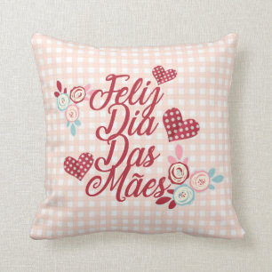 Coussin Carreau adorable du diamètre DAS Mães   de Feliz