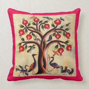 Coussin Carreau arménien 20" de polyester d'art x 20"