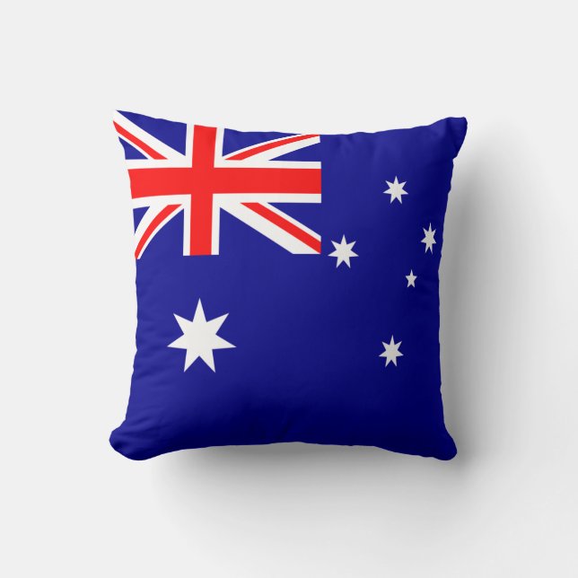 Coussin Carreau australien de drapeau (Recto)