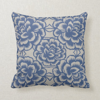 Coussin Carreau bleu de la Chine