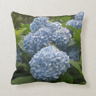 Coussin Carreau bleu d'hortensia