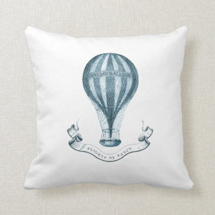 Coussin Carreau chaud vintage de ballon à air