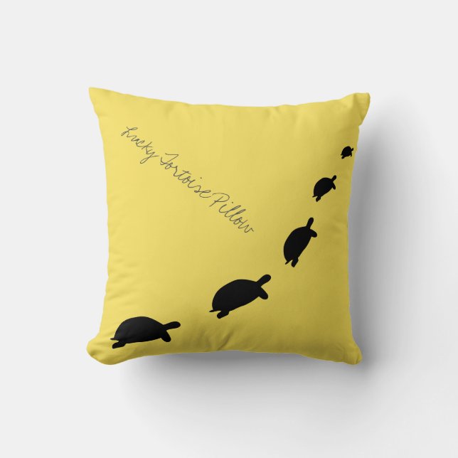 Coussin Carreau/coussin chanceux de tortue (Recto)