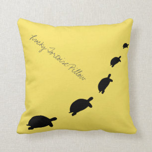 Coussin Carreau/coussin chanceux de tortue