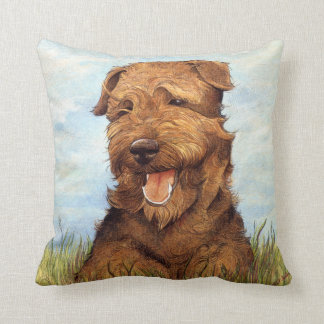 Coussin Carreau d'Airedale Terrier